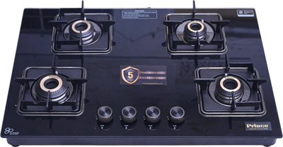 PRINCE 4B Quattro AI_HOBTOP Glass Automatic Hob(4 Burners)