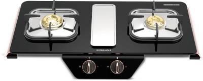 BAJAJ Glass Manual Gas Stove(2 Burners)