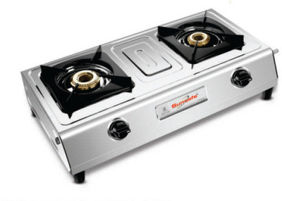 BIGFLAME SU-206 Commando Stainless Steel Manual Gas Stove(2 Burners)