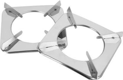 APPGEN Square Pan Support PACK OF 2 UNIT Stainless Steel Manual Gas Stove(2 Burners)