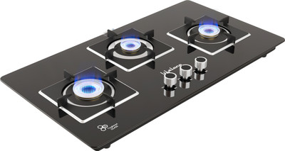 Lifelong Lexus LLHT003 Toughened Glass Counter Top Hob Top Cooktop (3 Burner) Glass Manual Hob  (3 Burners) For Rs. 3799 @ 31 %