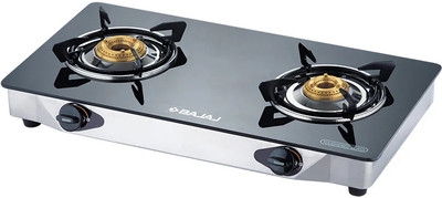 BAJAJ Stainless Steel Automatic Gas Stove(2 Burners)