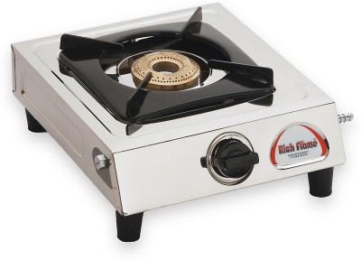 Rich flame Uno Basic Single Stainless Steel Manual Gas Stove(1 Burners)