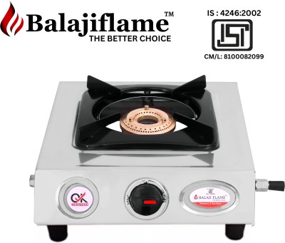 Balajiflame Stainless Steel Manual Gas Stove(1 Burners)