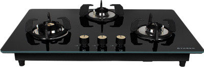 FABER Hob/ Hobtop Maxus HT783 CRS BR CI AI Glass Automatic Hob(3 Burners)