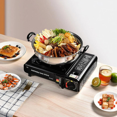 TECHEL Stainless Steel Manual Butane Gas Stove(1 Burners)