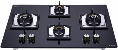 Elica FLEXI AB HCT 470 DX Glass Automatic Hob(4 Burners)