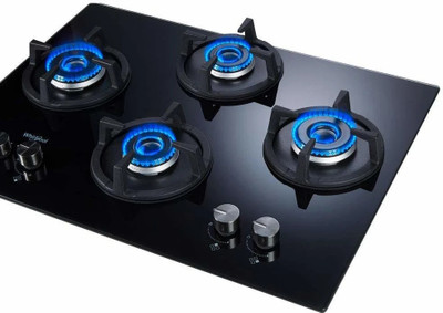 Whirlpool ELITE HYBRID 704 MT Glass Automatic Hob(4 Burners)