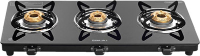BAJAJ Stainless Steel Manual Gas Stove(3 Burners)