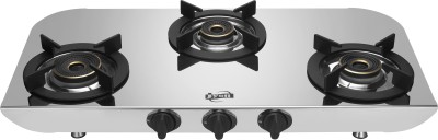 Jyoti 342 Hulk 3D Stainless Steel Manual Gas Stove(3 Burners)