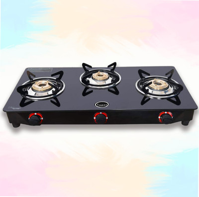 Fogger Glass Manual Gas Stove(3 Burners)