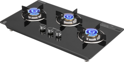 BAJAJ GP8 Neo Hobtop Glass Automatic Hob(3 Burners)