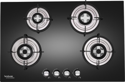 Hindware Verona Plus 4B 80 CM Glass Automatic Hob(4 Burners)