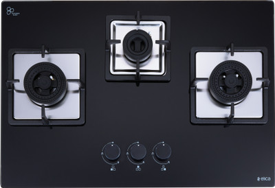 Elica IND FLEXI AB 360 DX DFS EC Glass Automatic Hob(3 Burners)