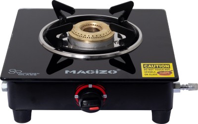 MACIZO Iconic ISI Certified with 1 Year Warranty (with Doorstep Service) Glass Manual Gas Stove(1 Burners)