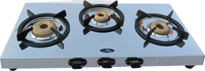 HENNOX SKINNY ELIGHT-3BR Stainless Steel Manual Gas Stove(3 Burners)