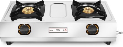 Gilma Viva (2B) Stainless Steel Manual Gas Stove(2 Burners)