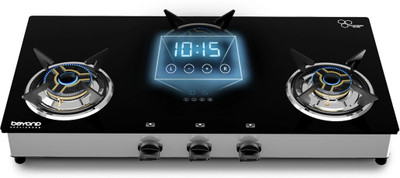 BEYOND BY BYONDNXT Auriga Smart Cooktop with Digital Timer and FFD Glass Manual Gas Stove(3 Burners)