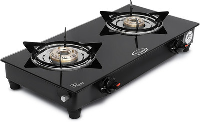 Fogger Nano Glass Manual Gas Stove(2 Burners)