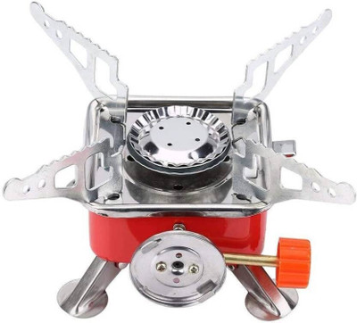 rich mart Portable Gas Stove And Picnic Gas Burner For Outdoor Camping, Backpack Stainless Steel Manual Gas Stove(1 Burners)