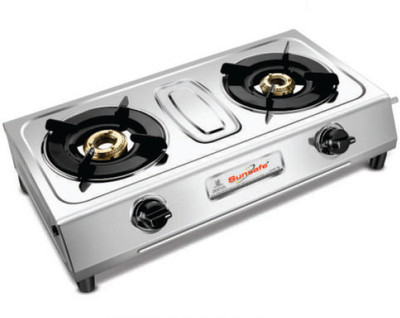 BIGFLAME SU-212 Delight Stainless Steel Manual Gas Stove(2 Burners)
