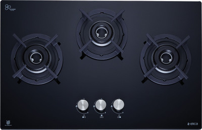 Elica RG FLEXI HCT 360 DX LOTUS BK Glass Automatic Hob(3 Burners)