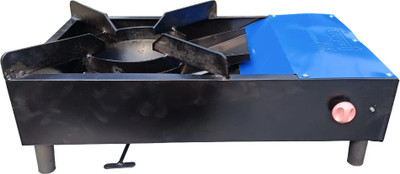Sanskruti Chul Wood & Coal Stove Lakud Kolsa Shegadi Indoor/Outdoor Stove Blue Stainless Steel Manual Gas Stove(1 Burners)