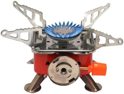 HBD Outdoor Picnic Cooking Small Foldable Butane Gas Stove, Furnace, Burner (1 Pc) Aluminium, Stainless Steel Automatic Butane Gas Stove(1 Burners)