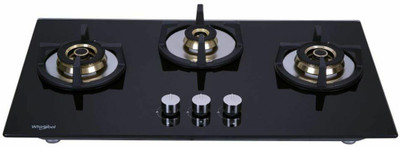 Whirlpool ELITE PRO BRASS HYBRID 753 MT Glass Automatic Hob(3 Burners)