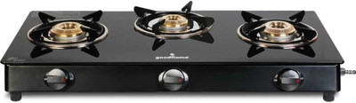 goodflame Plus 3B Glass Manual Butane Gas Stove(3 Burners)