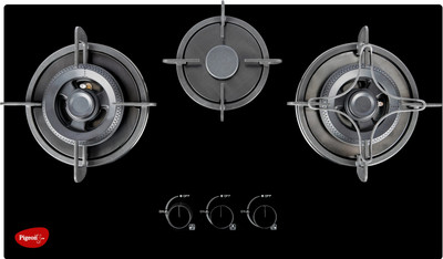 Pigeon Twinspark Glass Automatic Hob(3 Burners)
