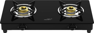 V-Guard VGD 260 PL Glass Manual Gas Stove(2 Burners)