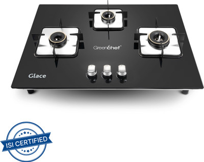 Greenchef Glace Glass Automatic Hob(3 Burners)