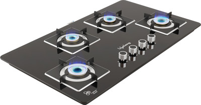 Lifelong Lexus Plus LLHT004 Toughened Glass Counter Top Hob Top Cooktop (4 Burner) Glass Manual Hob (4 Burners) For Rs. 4829 @ 36 %