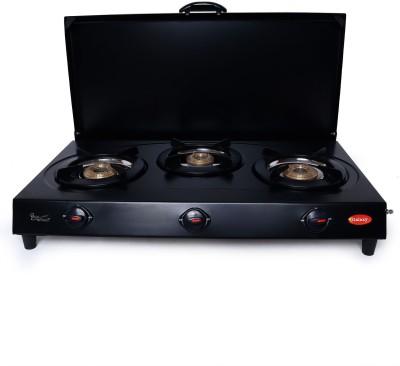 Sunflash Max Cat Body Lx With Cover Auto Ignition Iron Automatic Gas Stove(3 Burners)