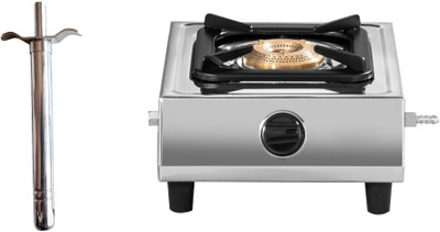 Zayan Enterprises Gas Stove One Burner For Kitchens Stainless Steel Manual Gas Stove(1 Burners)