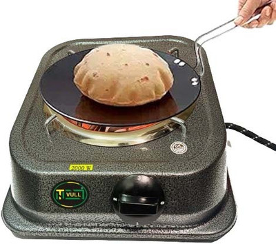 NETVULL 2000 watt Induction Cooktop | G Coil Hot Plate Cooking Stove Stainless Steel Manual Hob(1 Burners)