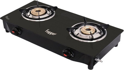 Fogger Glass Manual Gas Stove(2 Burners)