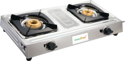 Greenchef Hoop Stainless Steel Manual Gas Stove(2 Burners)