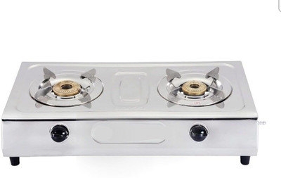 HERO INDUSTRIES VANSI Stainless Steel Manual Gas Stove(2 Burners)