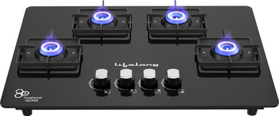Lifelong Ember LLHT934 HobTop With Battery Operated Ignition Glass Automatic Hob (4 Burners) For Rs. 5849 @ 47 %