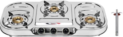 Suntex 3B ORCHID SSPS Stainless Steel Manual Gas Stove(3 Burners)