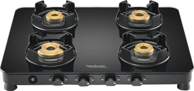 Hindware Smart Appliances Alverio 4B AI Glass Automatic Gas Stove(4 Burners)