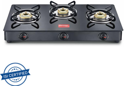 Prestige Magic GTMC03 Glass Glass Manual Gas Stove(3 Burners)