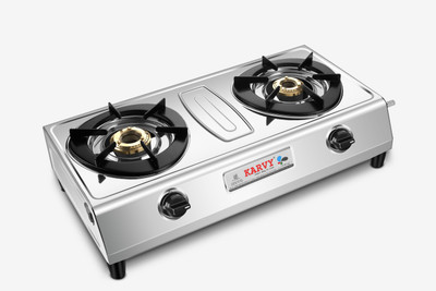 BIGFLAME SU-207 Commando Hexa Stainless Steel Manual Gas Stove(2 Burners)