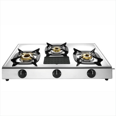 Butterfly Stainless Steel Manual Gas Stove(3 Burners)