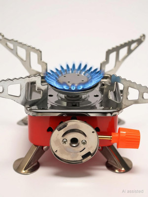 Bluejack Portable Gas Stove And Picnic Butane Gas Burner For Outdoor Camping, Travelling, Stainless Steel Automatic Butane Gas Stove(1 Burners)