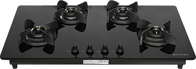 FABER ULTIMA PLUS HT904 CRS BR CI AI Glass Automatic Hob(4 Burners)