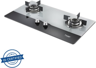 Prestige Desire Top PHTD 02 Al Glass Automatic Hob(2 Burners)