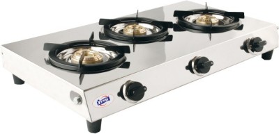 Jyoti Stainless Steel Manual Gas Stove(3 Burners)